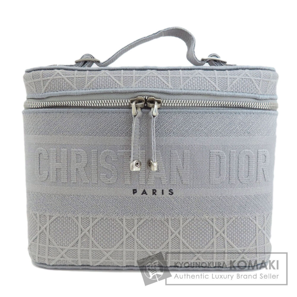 Christian Dior Lady Lite Vanity Handbag Canvas